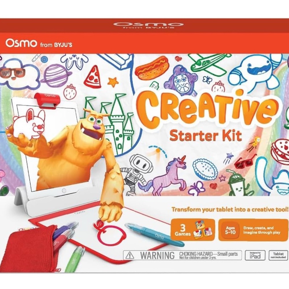 OSMO with 3 games Creative Starter Kit - Draw, create, and imagine through play